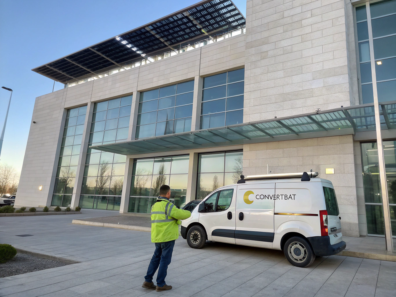 Bâtiment tertiaire moderne